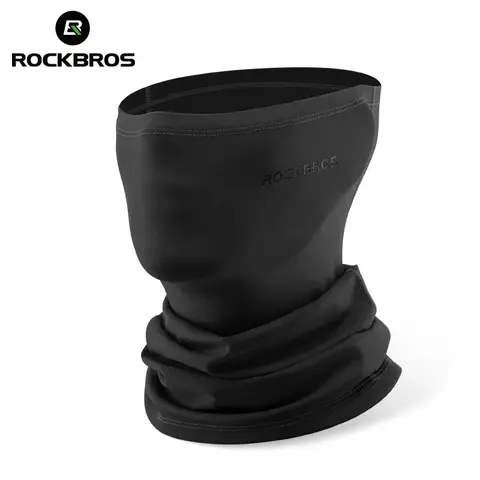 ROCKBROS Зимняя Теплая Велосипедная Маска-балаклава, Ветрозащитная, Термофлисовая, Унисекс, Дышащая, Из Полиэстера И Эластана