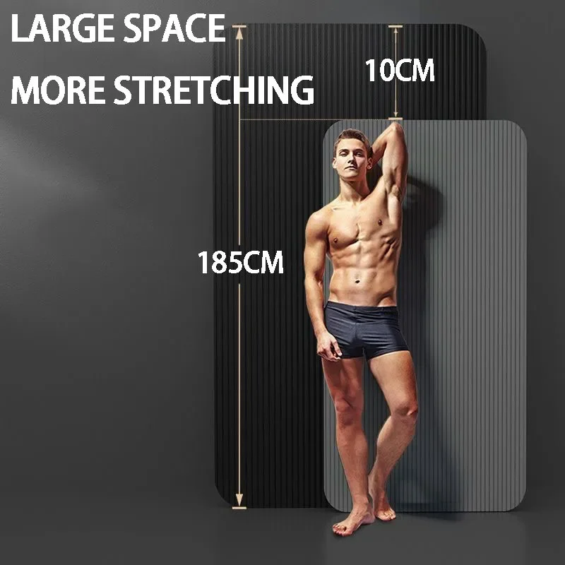 20mm Thick NBR Yoga Mat Moisture-proof Outdoor Non-Slip Durable Camping Picnic Mat 2000x600x20mm Exercise Gym Fitness Workout