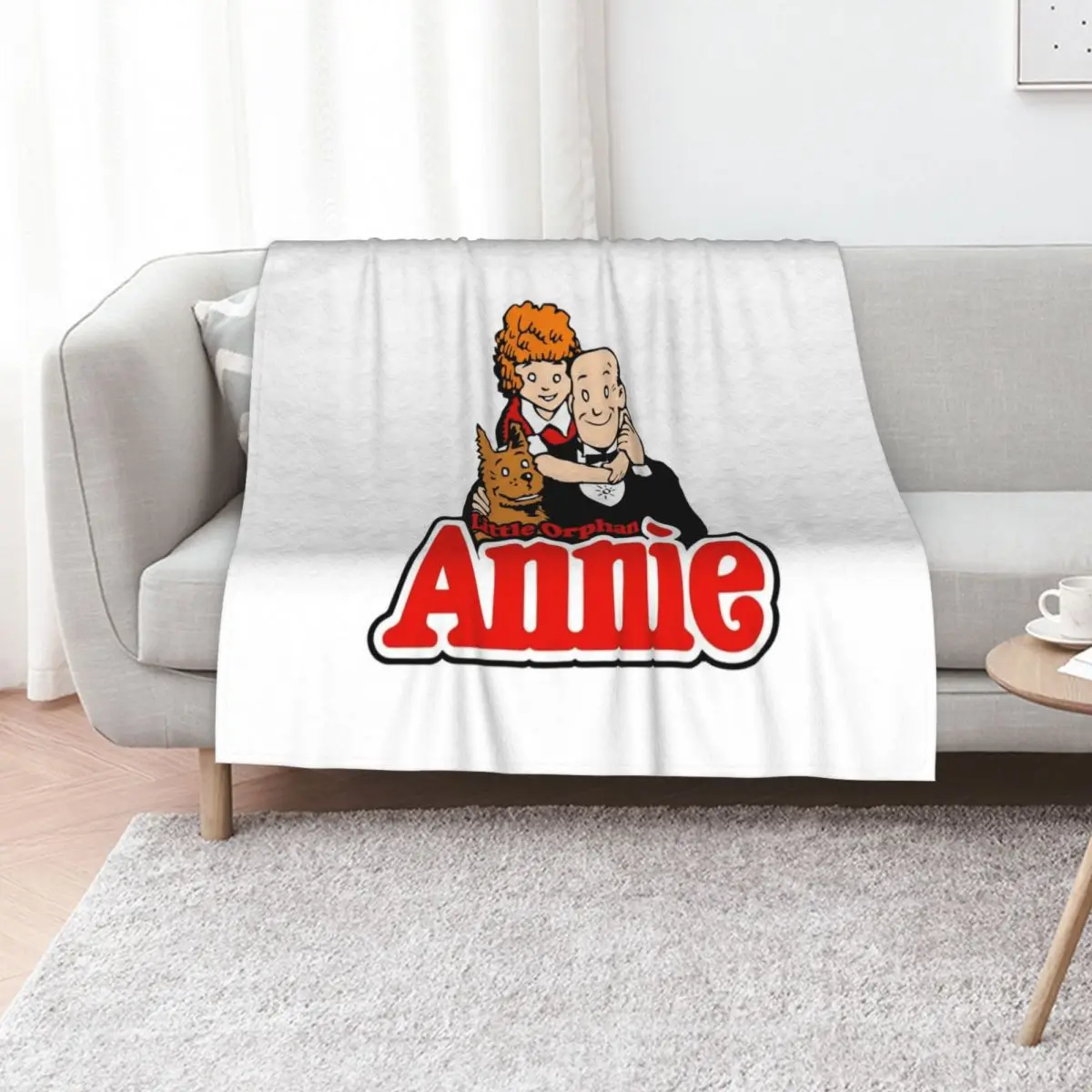Little Orphan Annie Throw Blanket sofa bed blankets and throws Bed covers For Sofa Thin Multi-Purpose Decorative Sofas Blankets