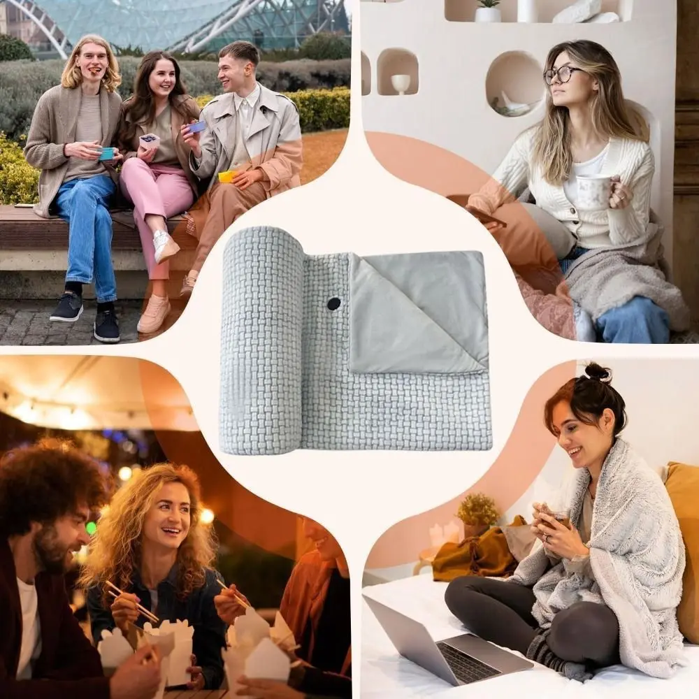 

Household Wearable USB Electric Heated Blanket Washable Portable Shawl Blanket Warm Clothing Warm Shawl for Winter