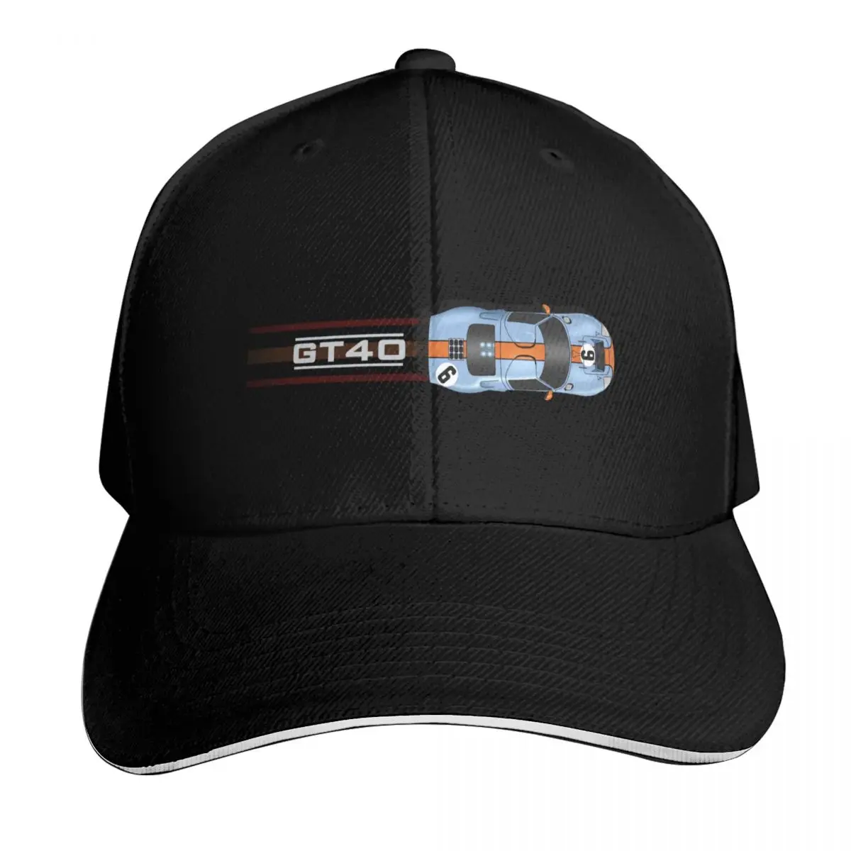 The GT40 Racer Baseball Cap Outdoor Golf Running Hiking Summer Beach Travel Streetwear Hip Hop Trendy