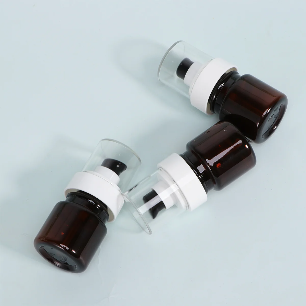 3 Pcs Essential Oils Bottles Small Pump for Liquids Dispenser Spray and Pour Portable Lotion