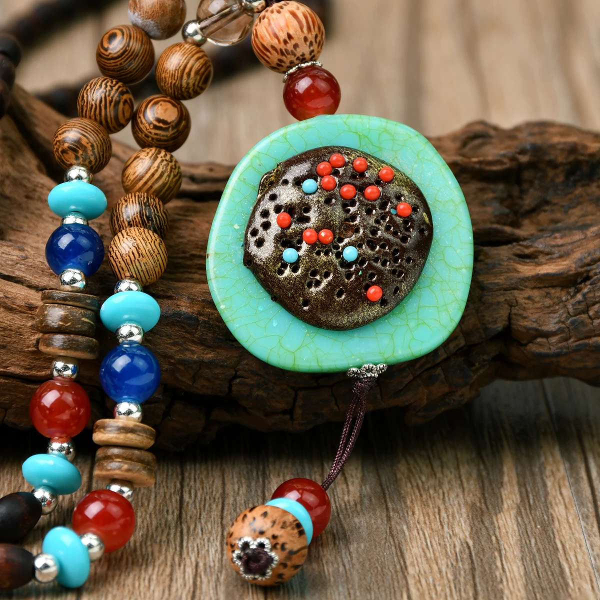 ReconVintage-Long collier de p - Women Accessories Nepal avis et prix