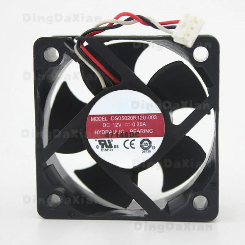 

Вентилятор охлаждения D 1PC, 3-проводной, для AVC DS05020R12U-003 5020 5CM 12V 0.30A