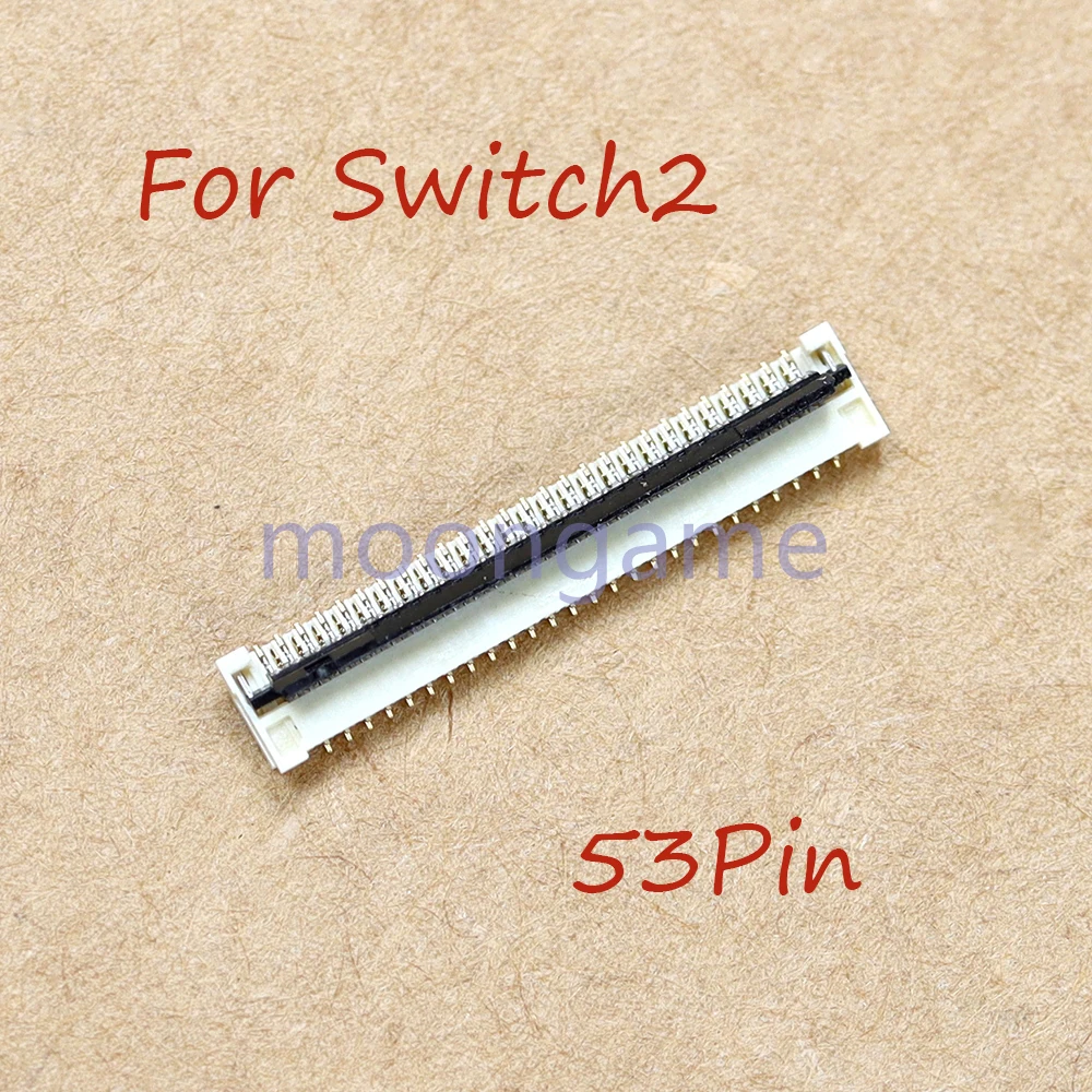 1PC 53 Pin FPC Female Socket Motherboard LCD Display Screen Flex Cable Clip Ribbon Connector For Switch 2 Repair Accessories