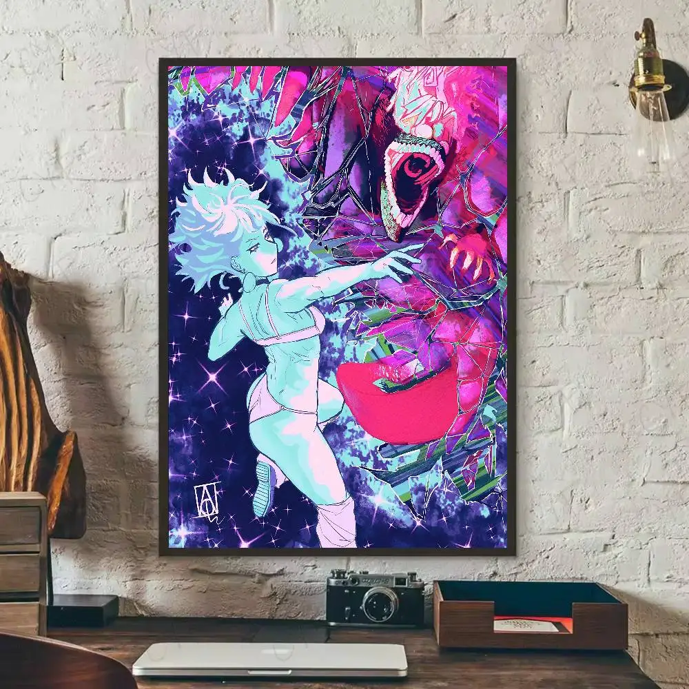 HOT ANIME DANDADAN Poster Galerie Drucke Selbstklebende Wohnkultur Dekoration Wandtattoos Wohnzimmer Aufkleber
