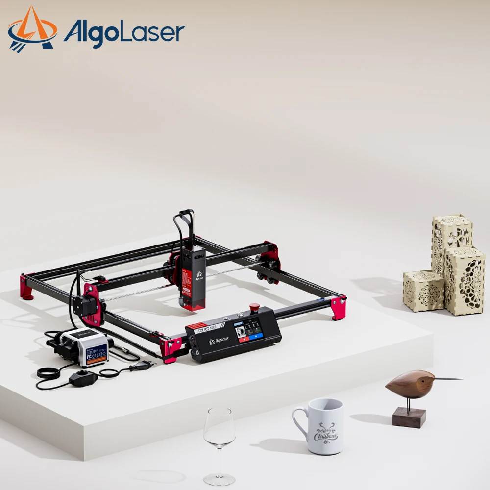 

Official AlgoLaser Laser Engraver 10W CNC Router Woodworking Tools with 3.5 inch Touch Screen DIY Laser Cutter for Custom Design