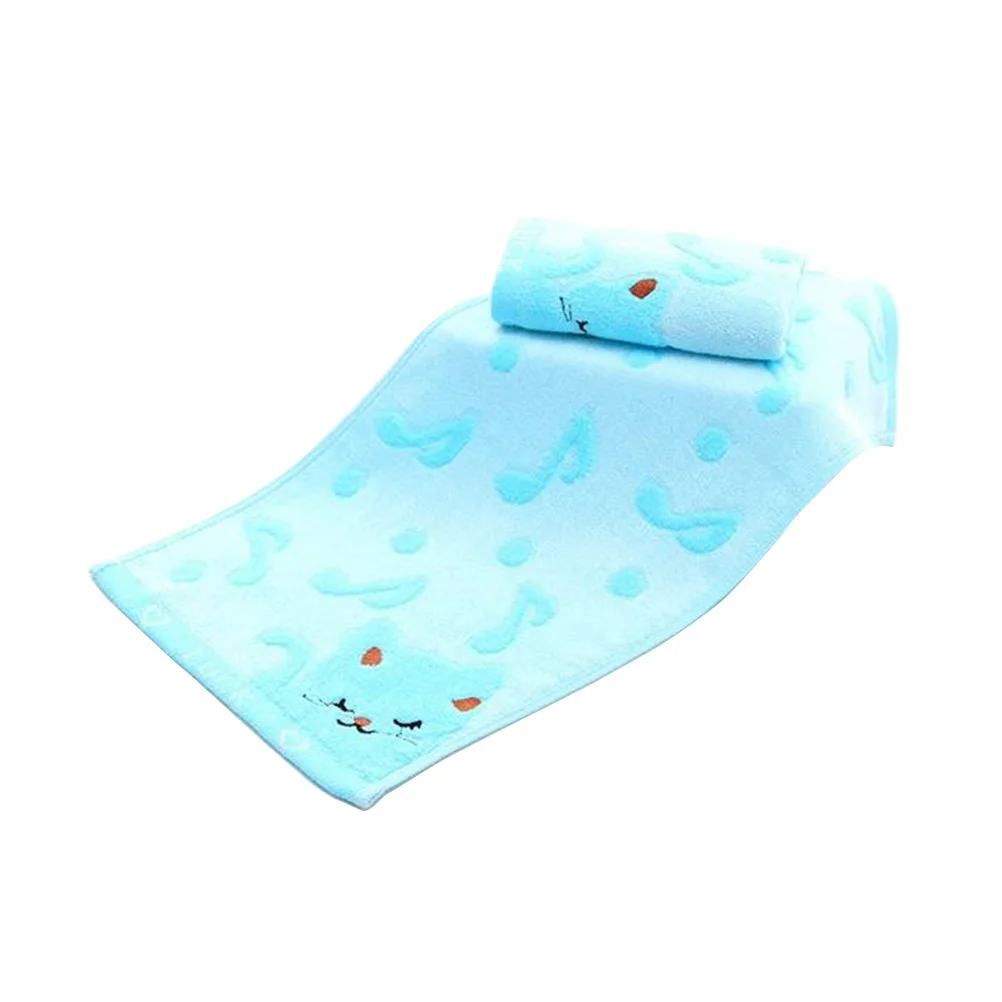 

Childre Bamboo Fiber Towels Quick Absorption Easy Dry 52x25cm Blue Cartoon Design Bamboo Fiber Towel Kids Towels