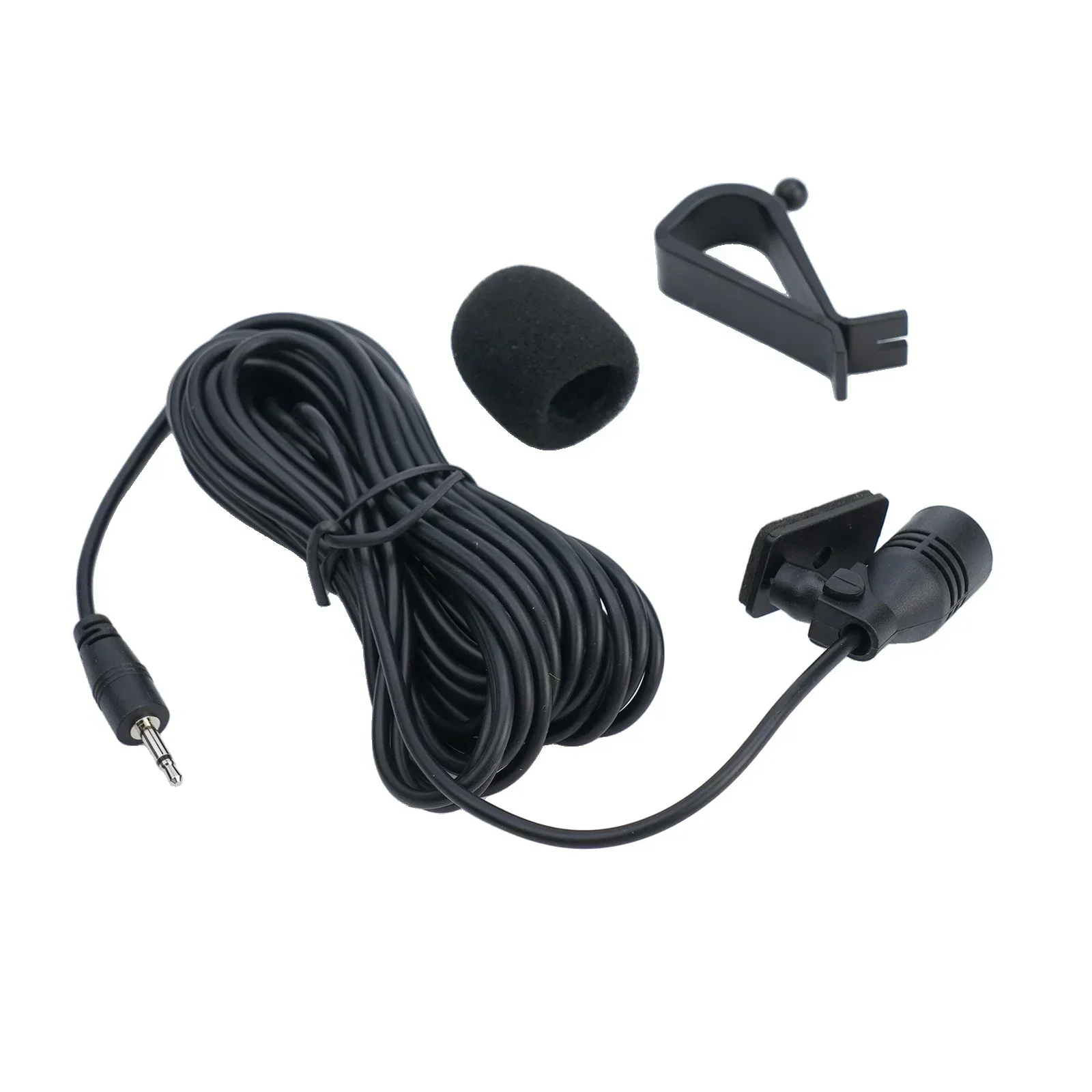 Car Audio Microphone 2.5mm Jack Plug 5m Cable Mic Stereo Wired External Microphone For Auto Car Radio GPS Audio DVD