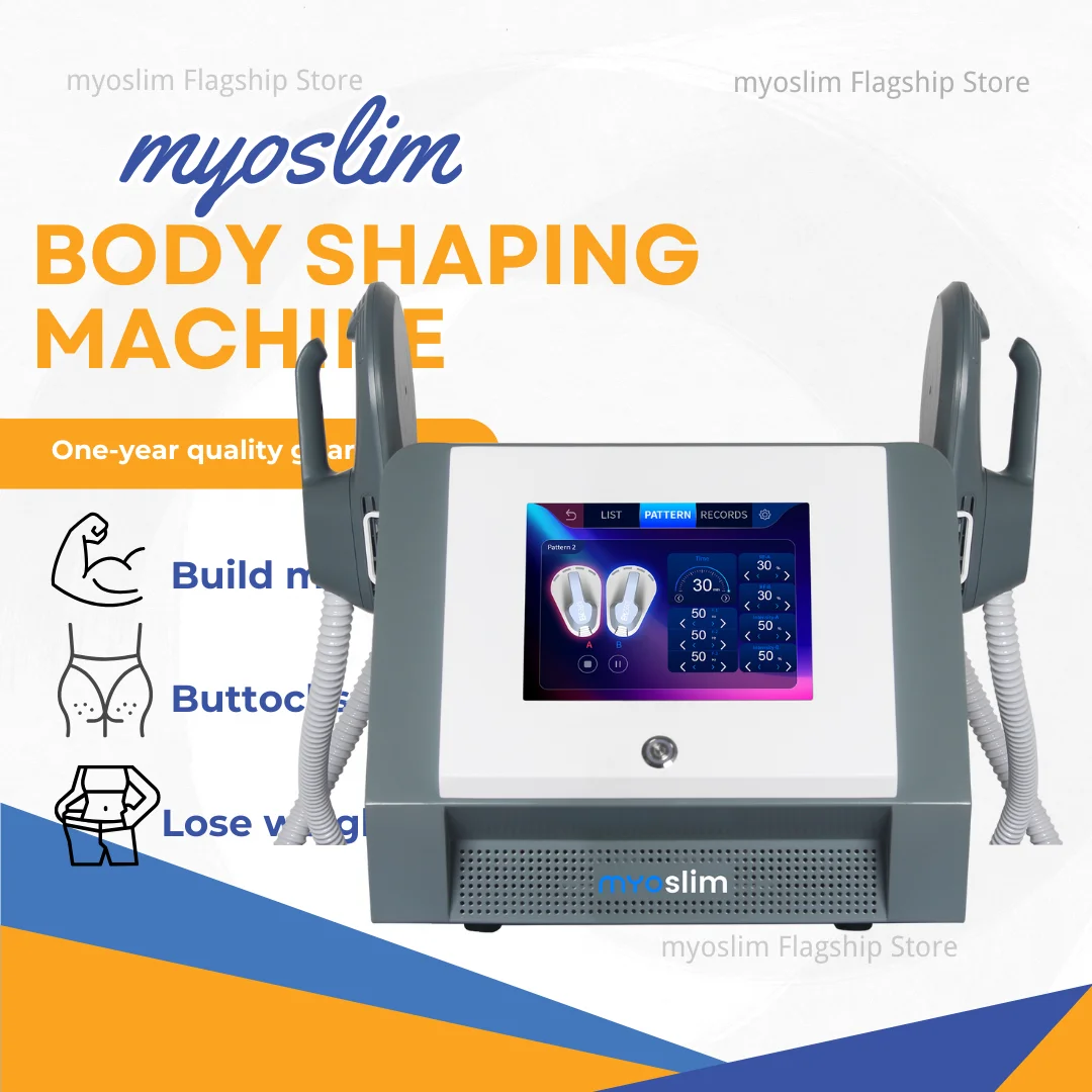 

Новый аппарат RF MYOslim Sculpt для коррекции фигуры, EMS-массажер для похудения, 15 электромагнитных стимуляторов для сжигания жира и стимуляции мышц