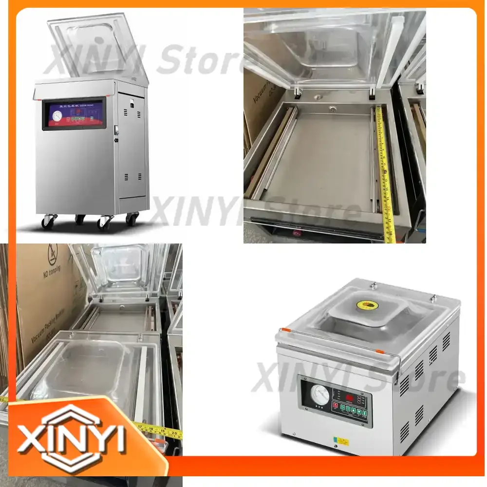 Electric Vacuum Packing Machine for DZ420 for Food Packaging Plastic Chemical Paper Beverage Sealing Semi-Automatic Vacuum