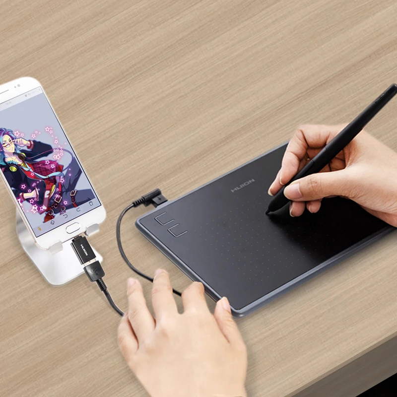 small size Inspiroy H430P portable huion digital design drawing USB graphic tablet with pen