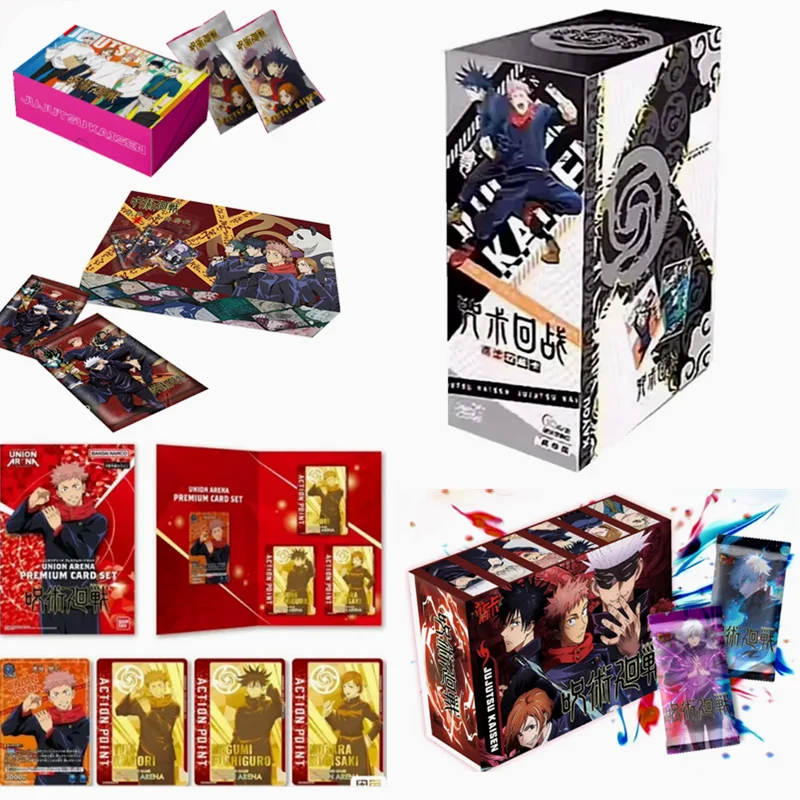 

Jujutsu Kaisen Rare Gold Cards Anime Character Gojo Satoru Fushiguro Megumi Itadori Yuji Warlock Collection Card Christmas Gift