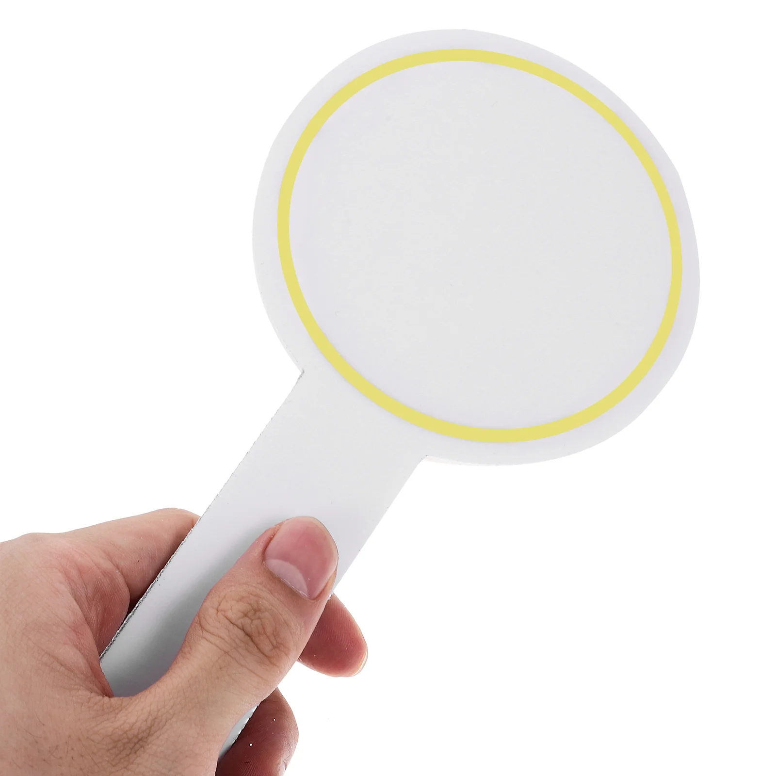 

6Pcs Handheld Scoreboards Single Sided Whiteboards Foam Material Lightweight Scoring Boards for Judges Competitions