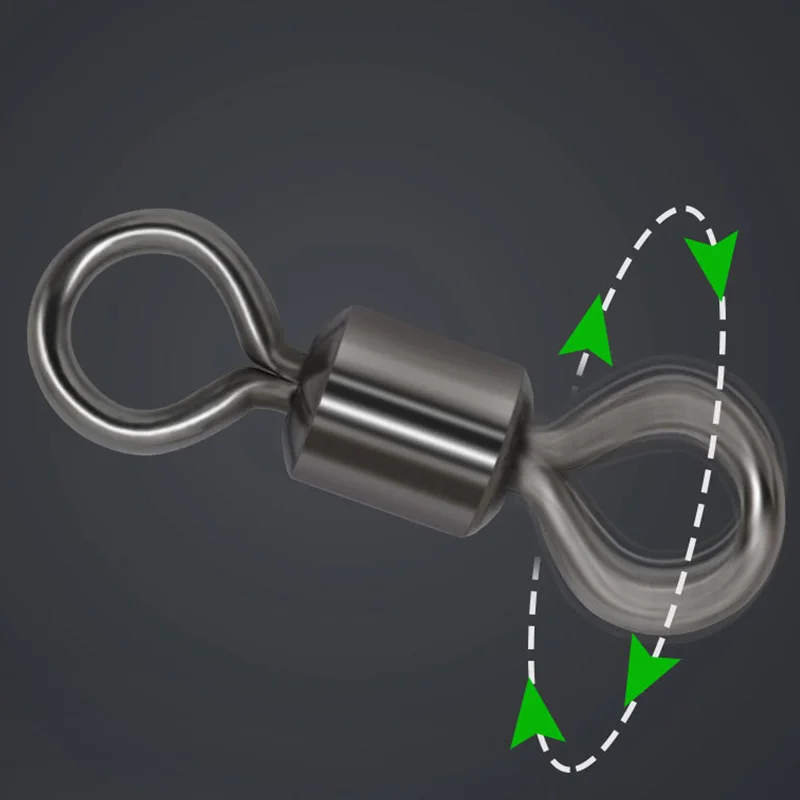 Giratorio bolas rodamiento para carpa con broches seguridad - imagen 3