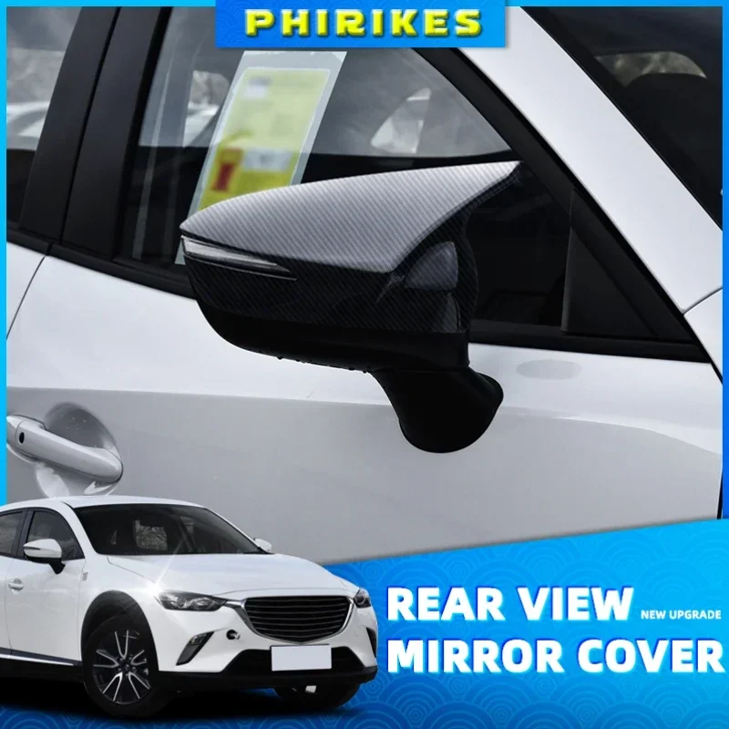 

For Mazda CX-5 CX5 2015 2016 Car Wing Door Side Rearview Mirror Cover Lid Cap Shell House For Mazda CX-3 CX3 2016 2017 2018 2019