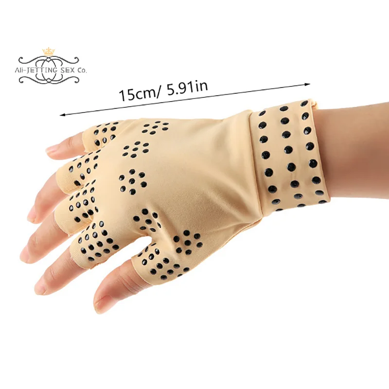 Magnetic Anti Arthritis Health Compression Therapy Gloves Rheumatoid Hand Pain Relief Hand Wrist Brace Corrector Hand Massager