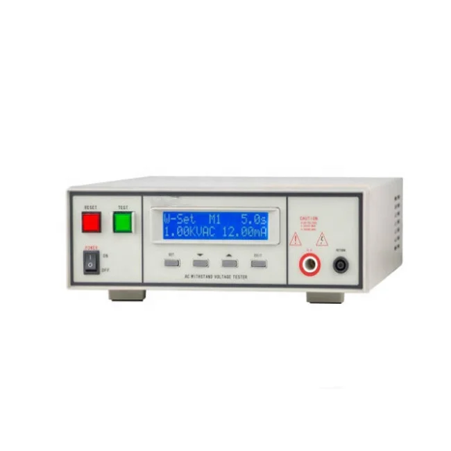 Programmable withstanding voltage tester AC 5KV 12mA hipot tester