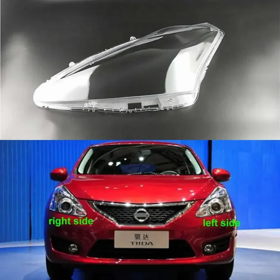 

For Nissan Tiida 2011 2012 2013 2014 Car Accessories Transparent Headlight Cover Lampshade Headlamp Shell Plexiglass