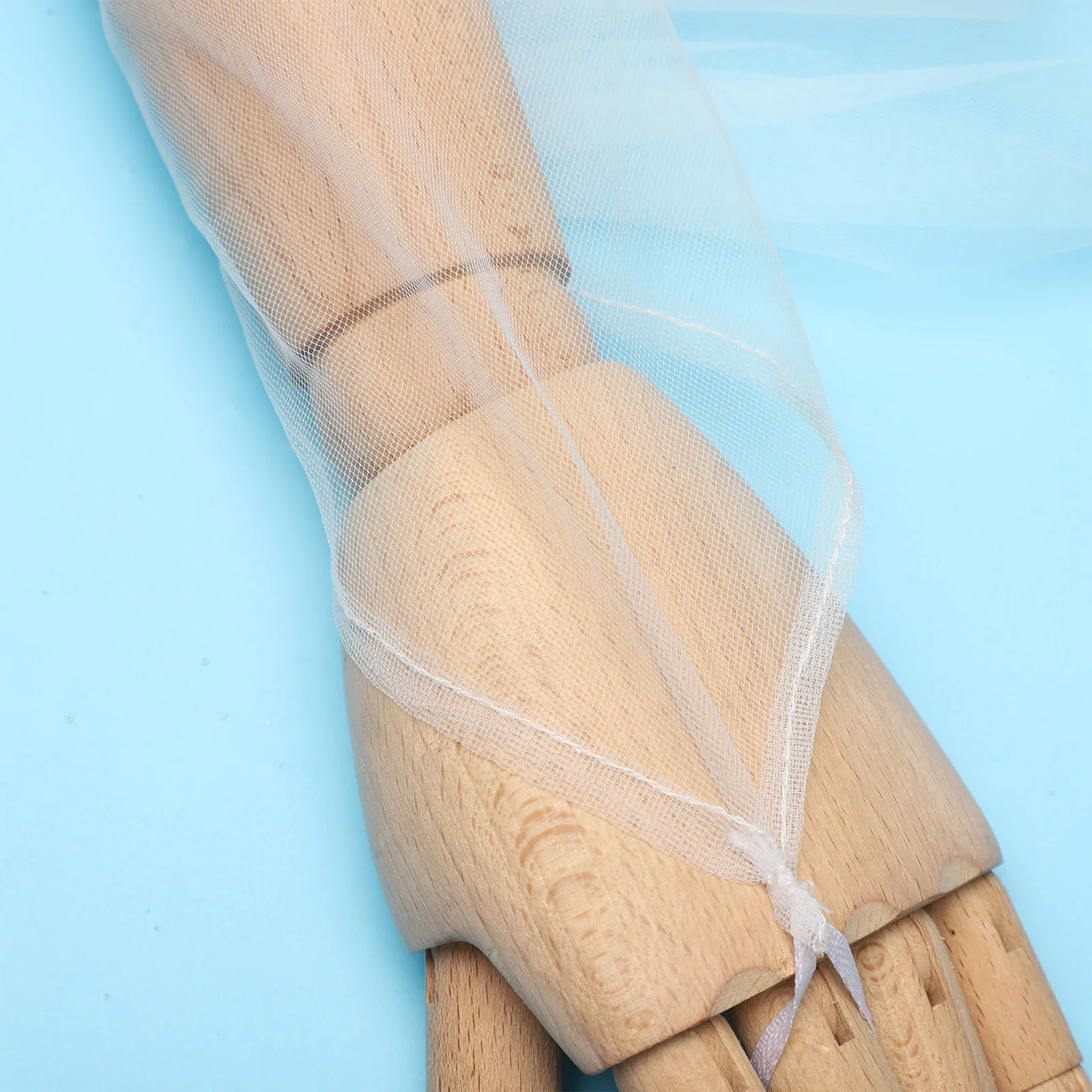 Gants longs sans doigts pour femmes, Sexy, maille transparente, crochet, Style rétro, bord à volants, accessoires pour robe de soirée, fête Cosplay