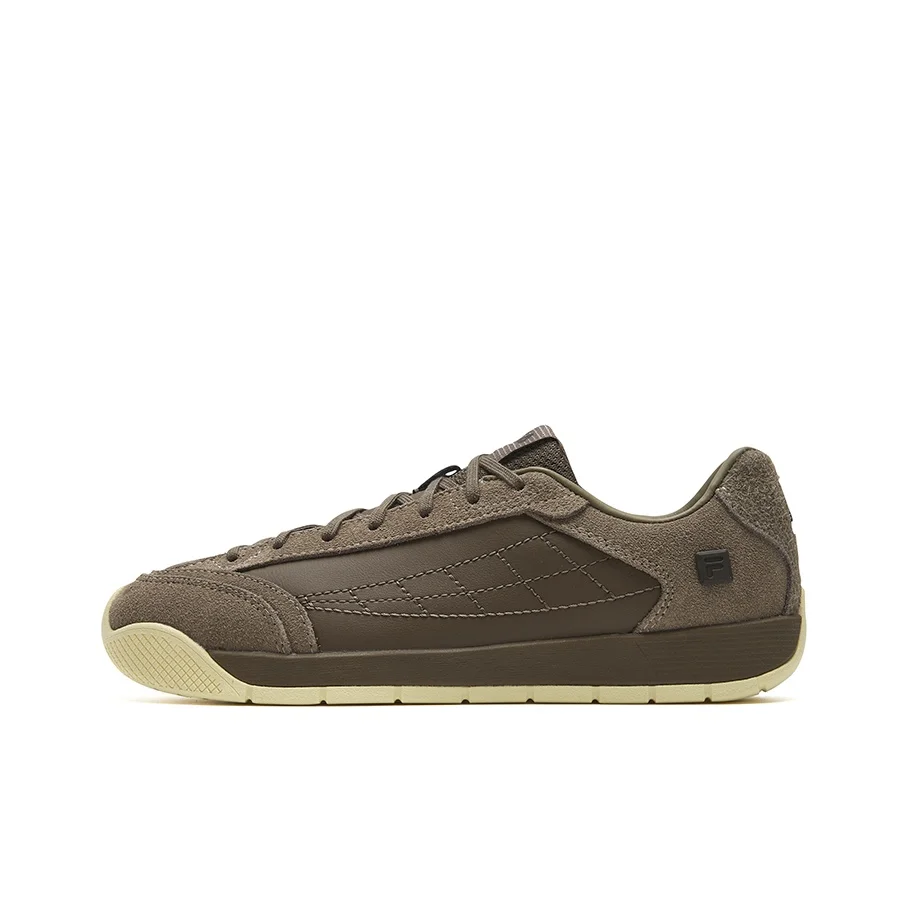 FILA TROFEO Cushioning Abrasion Resistant Coverage Lightweight Low top Tennis Shoes Women's Coffee A12W611009FCL