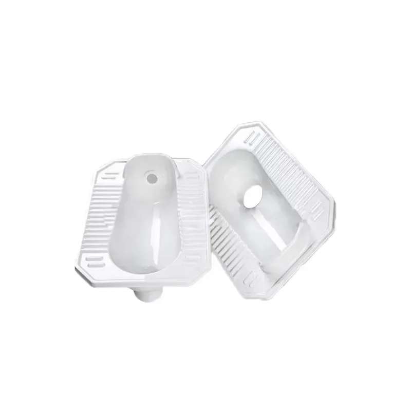 Retrofit ABS Plastic Squat Toilet with Gearbox for New Highland Installation