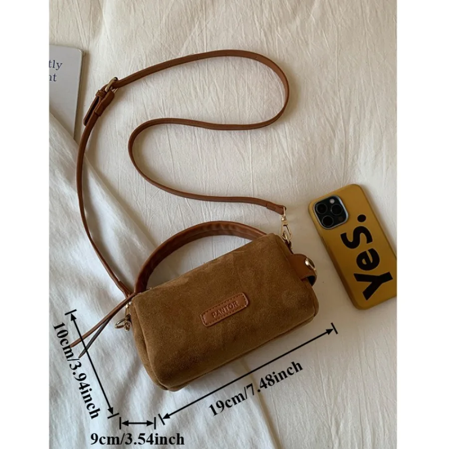 الرجعية المتخصصة الجلد المدبوغ حقيبة الخريف/الشتاء وصول جديد تنوعا حقيبة كروسبودي موضة ركاب المرأة يده أكياس وسادة #2