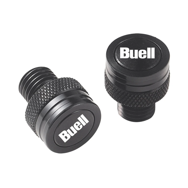 ل Buell 1125R 1125CR XB12R XB12Ss XB12Scg يوليسيس XB12XT XB9 دراجة نارية M10 * 1.25 مسامير الألومنيوم البراغي مرآة ثقب المقابس غطاء