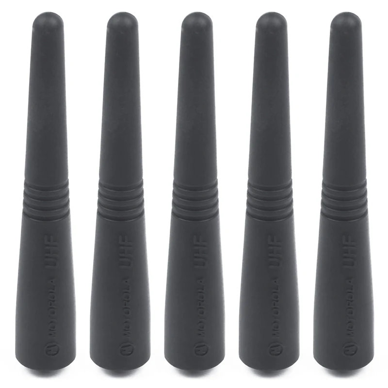 5X,9 Cm Length Antenna Short PMAE4003 Uhf Stubby Antenna 430-470 Mhz Range For Motorola Gp328 Gp340 Gp328plus Gp338plus