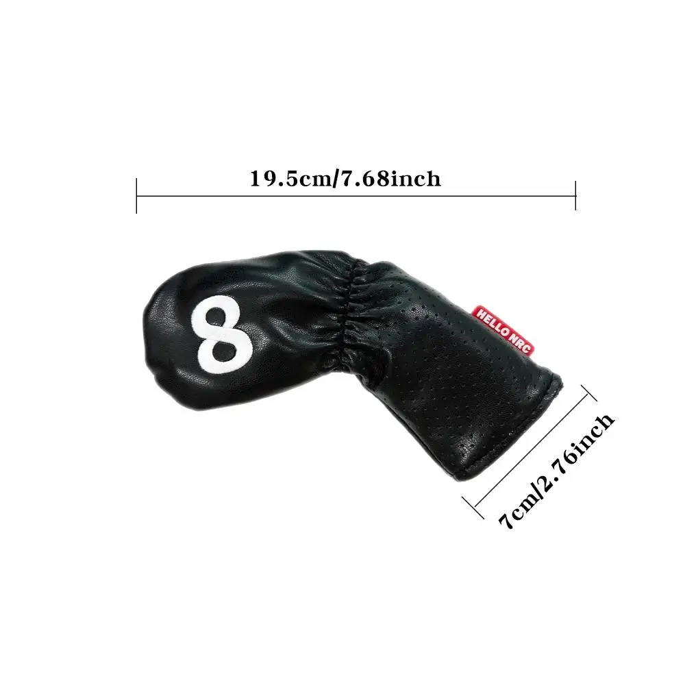 pack-9-pcs-golf-club-cover-iron-club-cover-5-colors-pu-leather-perforated-golf-club-headcover-unisex-outdoor-sport-golf-supplies