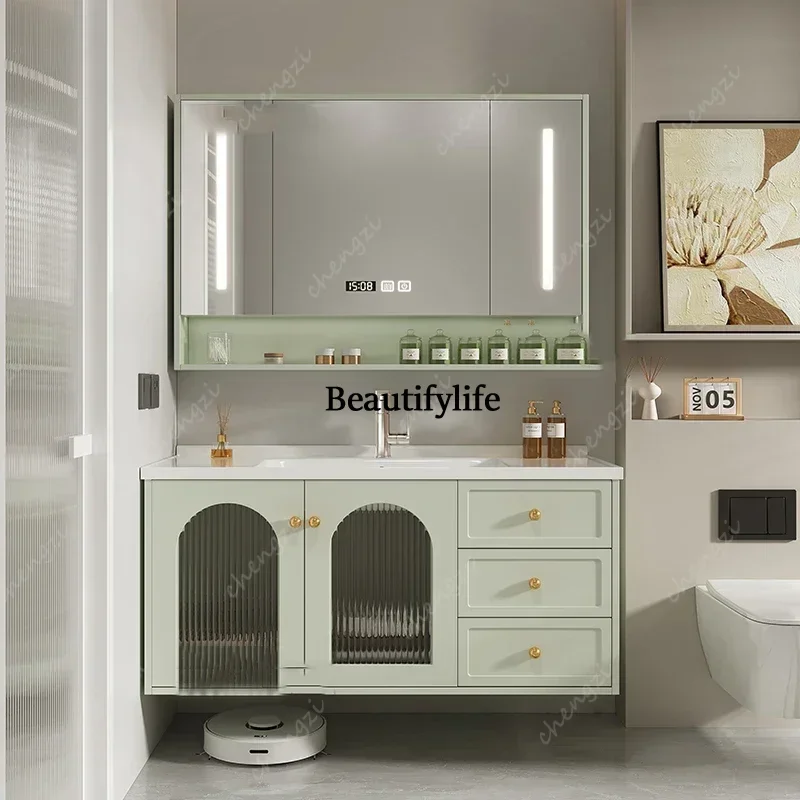 Cabinet Light Led Profil Organizer Fix Drewer Vertical Storage Mirror Cabinets Shelves Wall Vanity Mobile Bagno Bathroom Cabinet