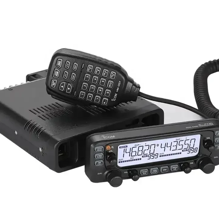 IC-2730 50 W Dual-Band Mobile Radio Transceiver VHF/UHF Handheld GMRS Walkie Talkie for Vehicle Use