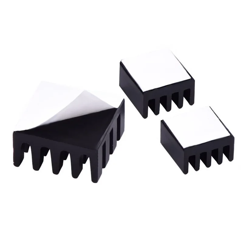 

8pcs Black Aluminum Heatsink Cooling Kit For + 2 3 Boards Processor Compatible Aluminum Heatsink