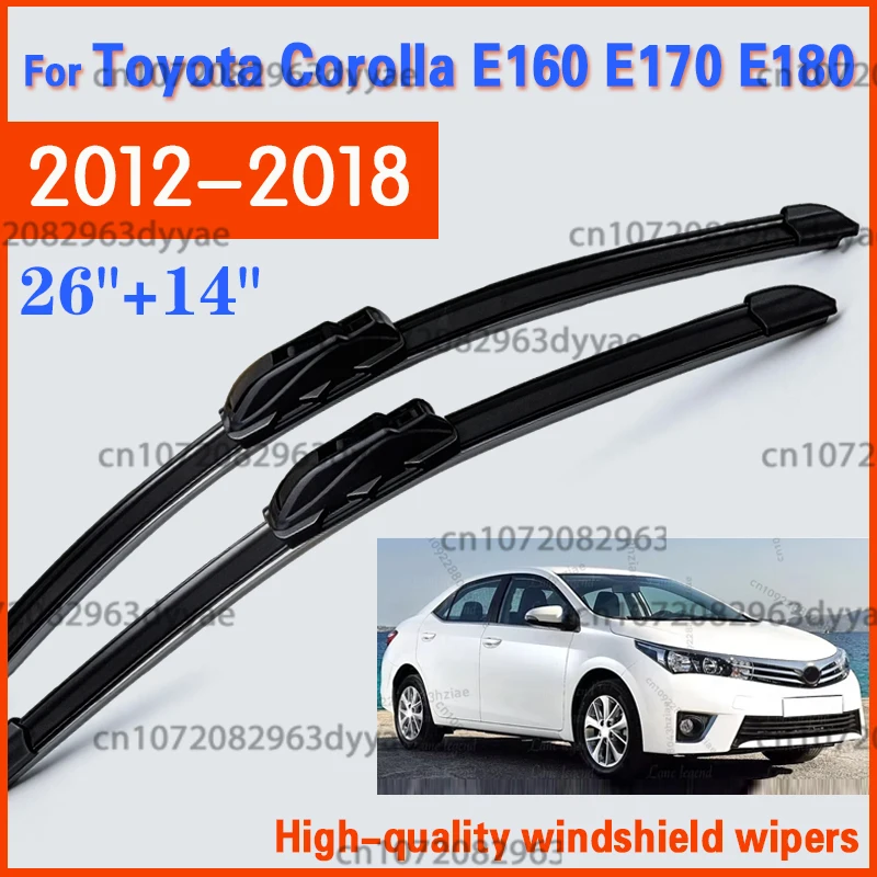 Für Toyota Corolla E160 E170 E180 2012 - 2018 2013 2014 2015 2016 2017 Frontscheibenwischerblätter Windschutzscheibe Auto-Zubehör