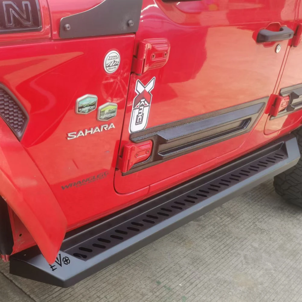 Lantsun JL1240 evo Sidestep Aluminum Alloy Running Boards Car Side Steps Bars for Jeep for Wrangler JL2018+, 4-Door