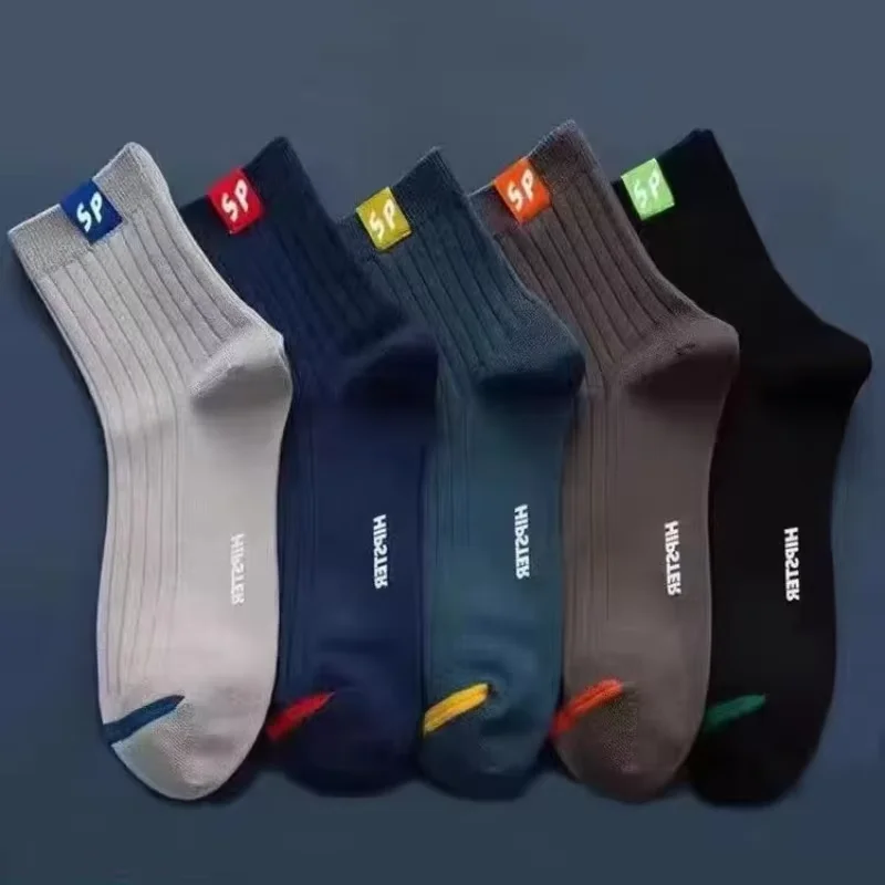 10 Paar Einwegsocken für Herren, geruchshemmend, schweißabsorbierend, atmungsaktiv, Business, Reisen für alle Jahreszeiten, Sport, Röhrensocken