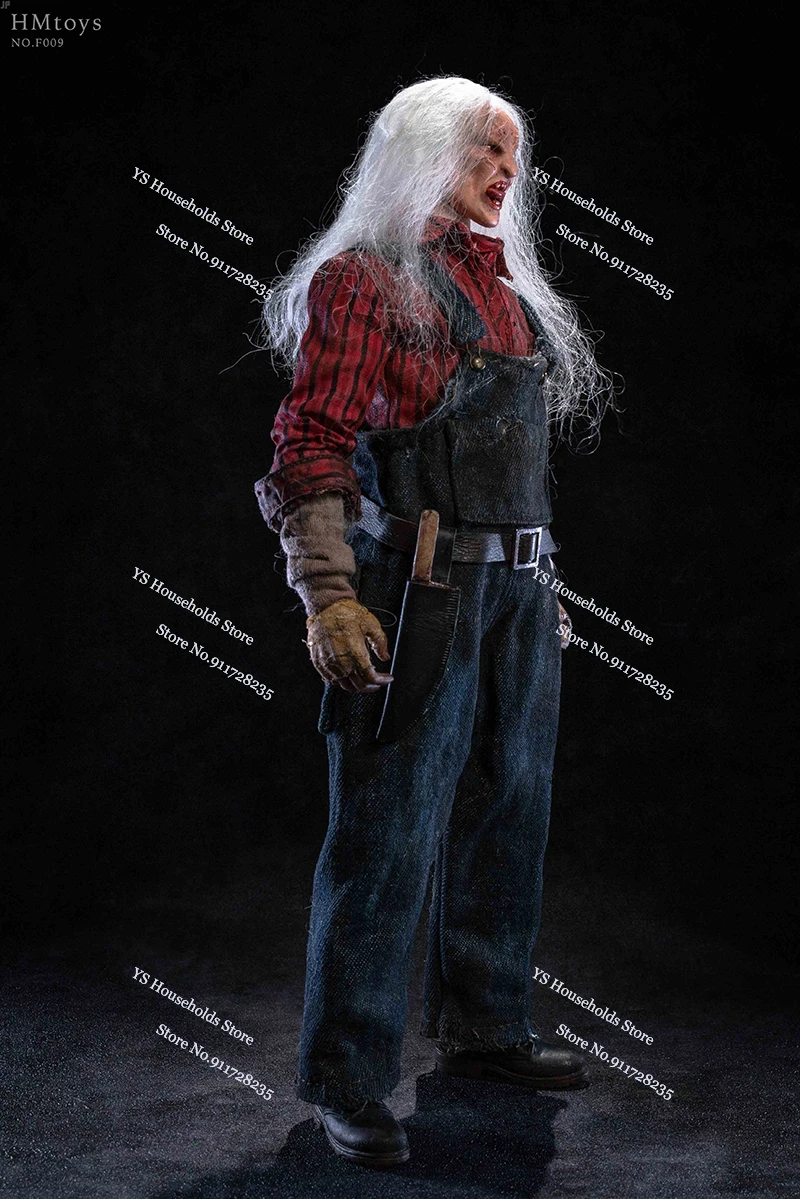 

HMTOYS F009 1/6 белые волосы Fierce Blooding Man, экшн-фигурка, фанаты фильмов ужасов, коллекционная 12 "полный набор, модель солдата, подарки