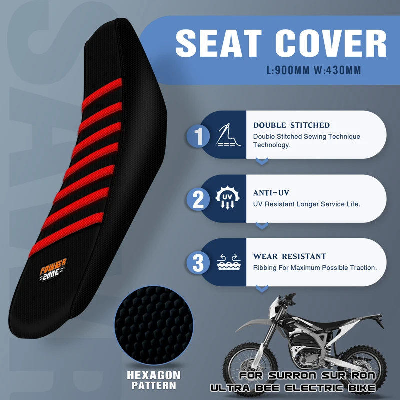 

Чехол на сиденье мотоцикла Sawrain для Surron Ultra Bee, дышащий, водонепроницаемый для Sur Ron Ultrabee, электромобиль, велосипед