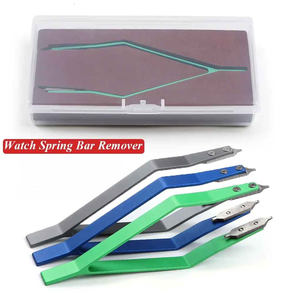 Rofessional Watch Spring Bar Tweezers for Watchmaker Watch Spring Bar Remove Tool Stainless Steel 7825 V Type Watch Repair Tools