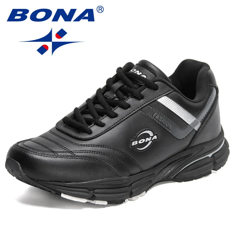 

BONA New Arrival Male Running Shoesr Classics Style Men Lace Up Sport Shoes Men Outdoor Jogging Walking Athletic Shoes