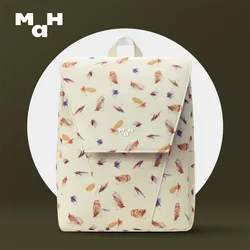 [Fly Fishing Series] MAH student Printed Leisure Commuter Travel Computer Backpack