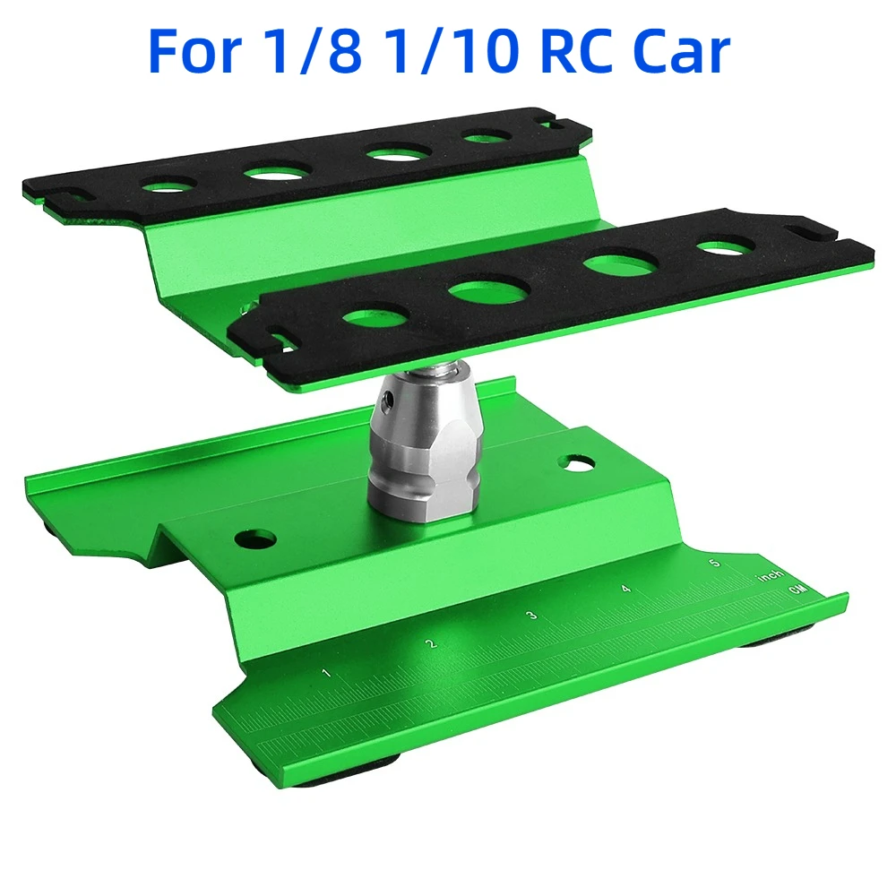 RC Auto's Gereedschap Verhogingswerkstandaard Montageplatform 360 Graden Draaibaar Reparatiestation voor 1/8 1/10 1/18 1/24 Buggy Crawler Auto