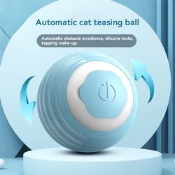 Rechargeable Smart Pet Ball Dog Cat Toy With Cool Lights Wear-resistant And Bite-resistant Intelligent Obstacle Avoidance