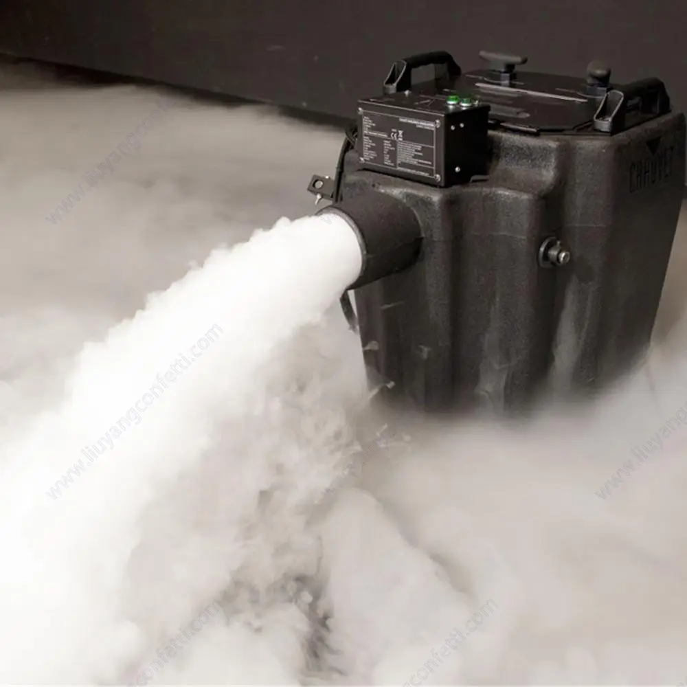 

6000W Dry Ice Fog Smoke Machine Wedding Bride First Stage Concert Event Low Fog Machine Effective Performance DJ