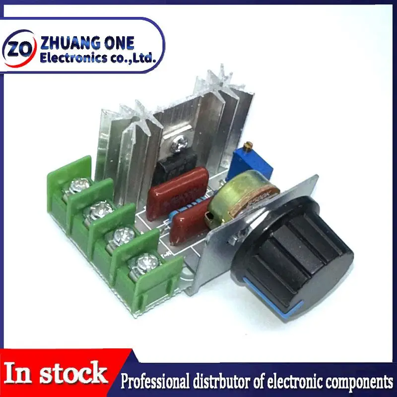 Régulateur de tension SCR ca 220V 2000W, variateur, contrôleur de vitesse, Thermostat, Module de régulation de tension électronique