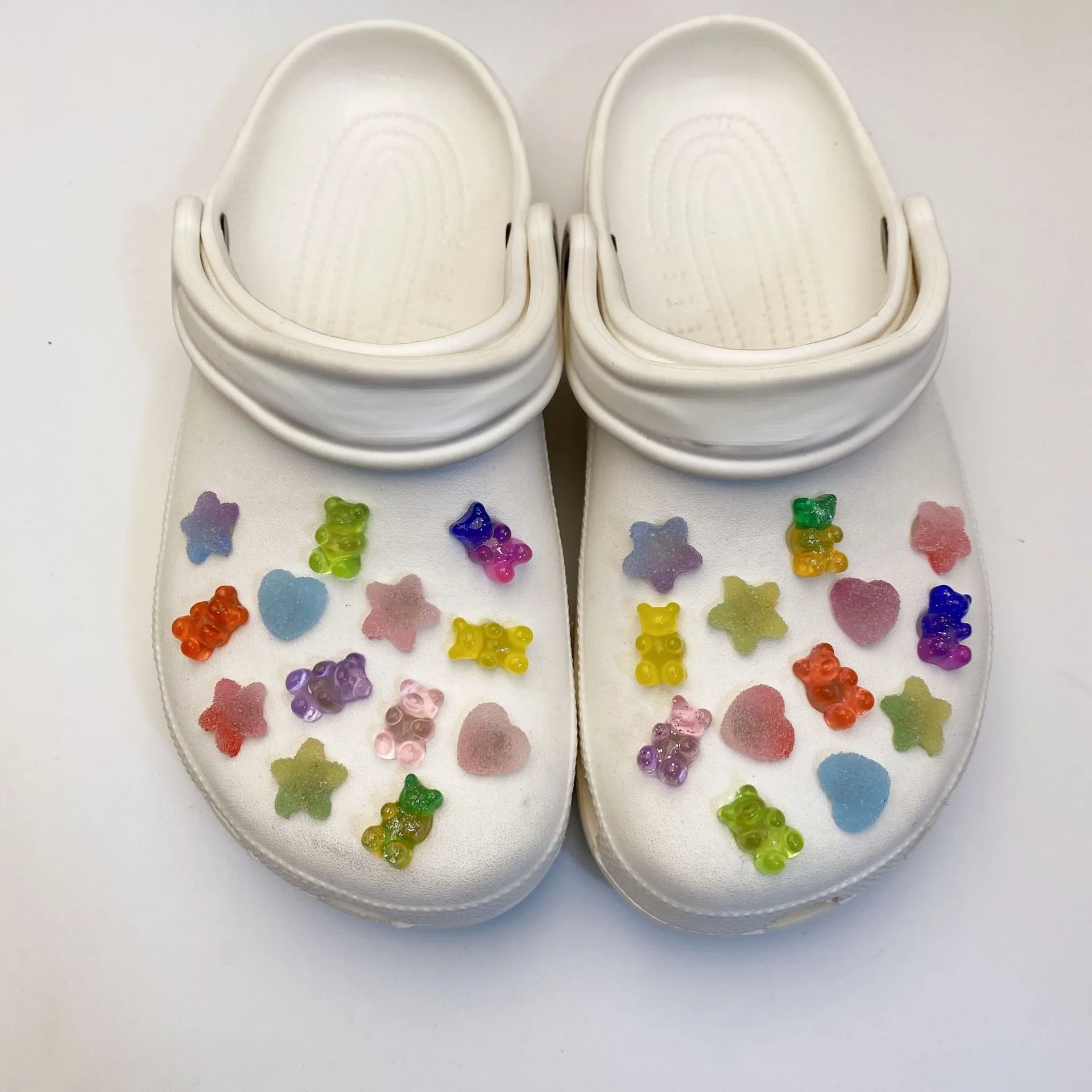 Little Gummy Bear Set Cute Charms for Crocs Lovely Clogs Buckle Ins Popular Footwear Decoration Trendy Hot Kids Boys Girls Gifts