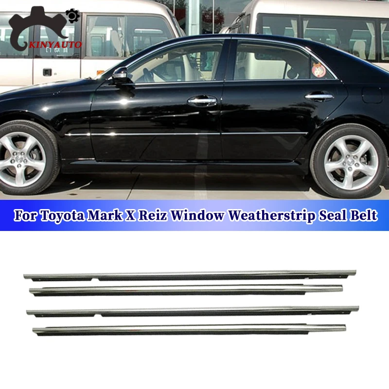 1 Stück für Toyota Mark X Reiz 2005-09 Seitenfenster-Gummidichtung Wetterschutzleiste Wischergummi Auto-Zubehör