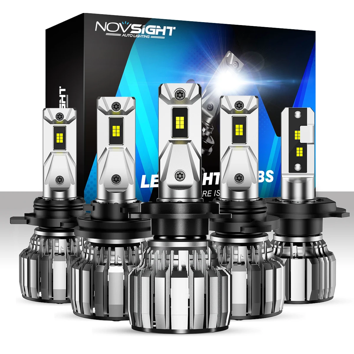 

NOVSIGHT Car Headlight H4 H7 LED H8 H9 H11 9005 HB3 9006 HB4 60W 16000LM 6500K White Led Lights for Car 12V Auto Headlamp Bulbs