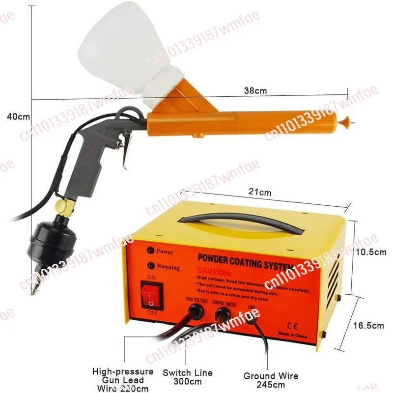 RN-211 Powder Coating Gun Electrostatic Powder Coating System Adjustable Pressure Regulator