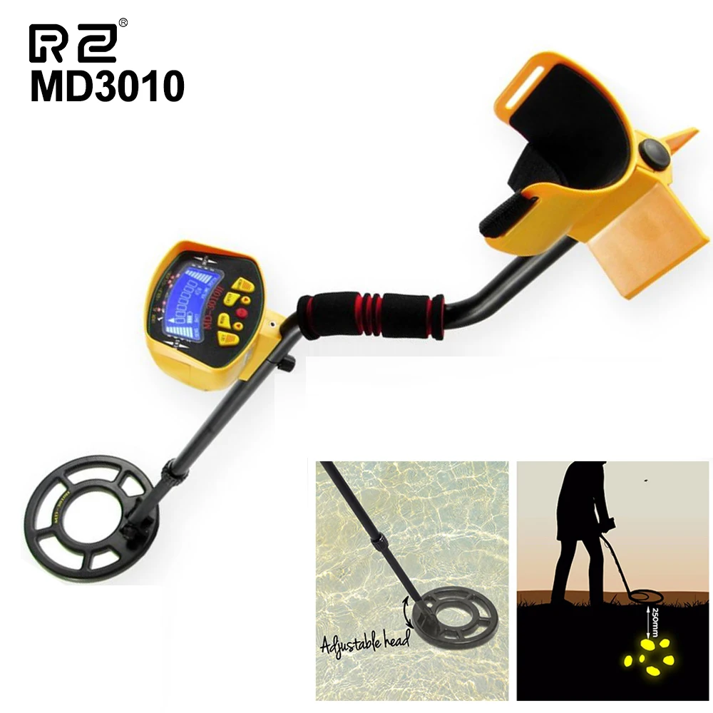 Metal Detector Professional Hunter Gold Digger MD-3010II High Sensitivity Metales Detector Accessories Metal Detecting RZ